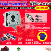 PROMO IMLEK 105 SUPER HEAD + CAM BRT (MIO SPORTY)