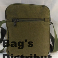 2018 Tas Selempang Pria, Bahan Kanvas, Merk Polo Army