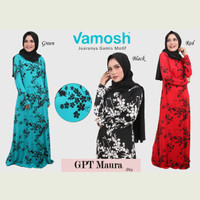 Vamosh GPT Maura Dress payung gamis hijab/gamis spandek /baju muslim