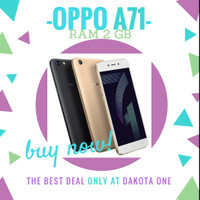 HP OPPO A71 RAM 2 GB /16GB GARANSI RESMI OPPO TERMURAH OPPOA71 RAM 2GB