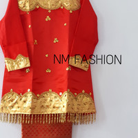 Jual BAJU / PAKAIAN ADAT PADANG ANAK PEREMPUAN SUMBAR KARTINI Murah