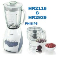 New! Paket Blender + Chopper Philips Hr2116 Hr2939 Hr 2116 Hr 2939