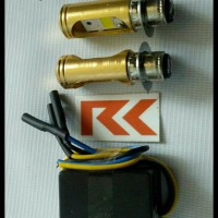 (Murah!!) Lampu Led Motor Supra X 125 (H6 Led + Cvdc) 31 30 29 28 27