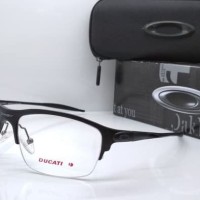 JUAL kacamata oakley Frame Half wire sport hitam