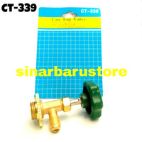 CAN TAP VALVE/KERAN/KRAN PENGISIAN FREON AC/KULKAS DRAT BESAR/UMUM