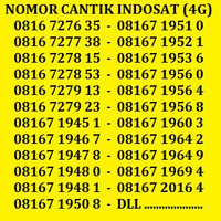 Jual Nomor Cantik Kartu Perdana Nomor Simpati AS Telkomsel Indosat XL Axis Murah