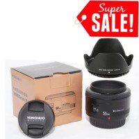 YONGNUO EF YN 50mm 1.8 For Canon + Lens Hood 52mm