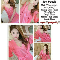 Baju tidur kimono sleep wear polos fen 4 warna
keterangan ada di foto