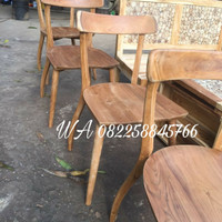 Kursi Cafe Resto, Kursi Makan Jati Modern, Kursi Minimalis Murah