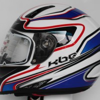 HELM KBC V EURO BLUE RED WHITE ORIGINAL