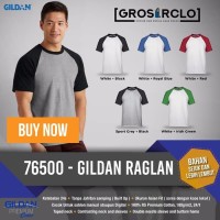 Gildan Raglan Kaos Polos Original Satuan Grosiran Murah Jakarta baju