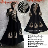 Jual Abaya Dubai Gamis Bordir Payet Terbaru, Gamis Pesta, Gamis Cantik Murah