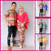 Jual BAJU BATIK COUPLE SARIMBIT HIJAB MUSLIM REMAJA FANESYA SERAGAM PESTA Murah