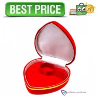 Kotak Set Perhiasan Besar - Kotak Cincin Love - Merah