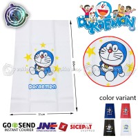 Kulit Cover Sarung Jok Motor Sablon gambar DORAEMON Besar