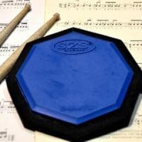 SZS Drum Pad Compact Blue 6 Inch With Strap+Bonus Vcd Berkualitas