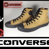 Sepatu Converse All Star High Hitam Coklat + Box Grade Original Harga