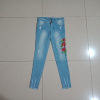 Jual celana panjang size 27 28 29 30 jeans bordir strech murah bagus jamin Murah