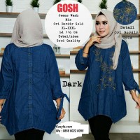 Baju wanita modis dan trendy baju jeans model sekarang Paling Laris