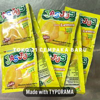 JasJus LEMON 1 RENCENG isi 10 SACHET | Minuman Serbuk Jas Jus Promo