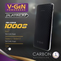 Jual Powerbank V-GeN Platinum V10K8 10000 mAh (Power Bank VGEN) Murah