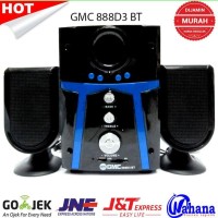 New! Speaker Aktif Gmc 888D3 Bisa Bluetooth Diskon