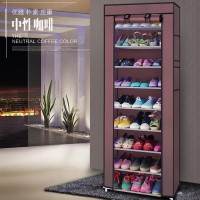 Dijual Dusk Cover 10Th Susun Rack Rak Sepatu Kain Shoe Sandal Shoes