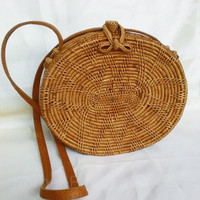 Jual Tas Rotan Ate Khas Lombok Oval Murah