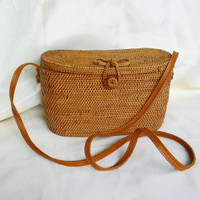 Jual Tas Rotan Ate Khas Lombok Big Brown Murah
