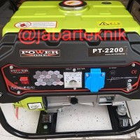 GENSET BENSIN 1000 WATT GENERATOR POWER ONE PT 2200 SUPER QUALITY