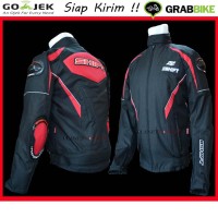 Jaket Rompi Motor Touring Shift Flm Brutal Contin Respiro Merah XXL