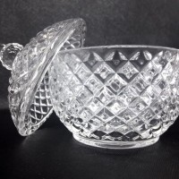 BO031 Toples Kaca Permen Kue Glass Candy Crystal Jars Cookies Mini