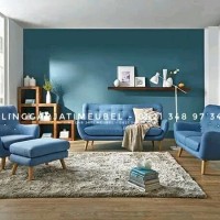 TERLARIS! JUAL SOFA RETRO MURAH JEPARA ONLINE SET SOFA TAMU VINTAGE