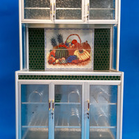 Rak Piring Keramik Super 3 pintu-RATA ( LKS 819-106x43x176 cm )