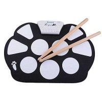 drum elektrik - Roll Up Drum Kit Portable 9 Pad.