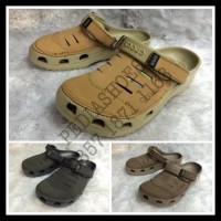 Terlaris Sandal Clog Crocs Yukon Leather Original (Grosir Dan Eceran)