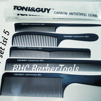 sisir khusus alat potong rambut set satu paket comb barber shop flat