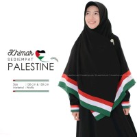 Khimar segi4 palestine by hayuri hijab