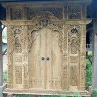 gebyok gapura sketsel jendela kusen pintu jati sofa kursi nakas lemari