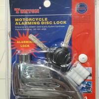 Gembok cakram motor dengan alarm/tonyon disk lock with alarm
