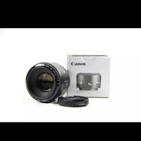 Lensa fix canon ef 50mm f1.8 stm garansi resmi canon