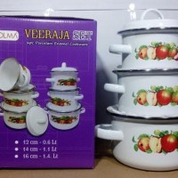 Jual Panci Enamel Veeraja Set Hot