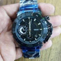 JAM TANGAN SWISS NAVY COLEKTION FULL BLACK ORIGINAL