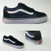 promo sepatu vans old skool blue navy grade ori - Berkualitas