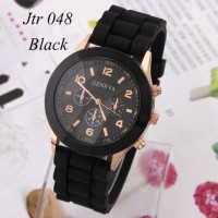Jam Tangan Wanita Warna Hitam Geneva Jtr 048