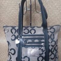 Tas Bag COACH POPPY Shopper ori bekas second preloved