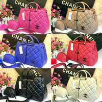 Tas Chanel Set Wanita Mom Kids Anak Rantai Hand Bag Murah Tas Batam