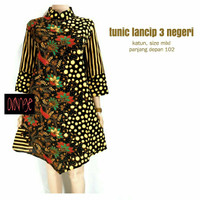 Tunik / Dress Batik Lancip Tiga Negeri