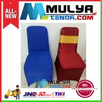 Sarung Kursi Futura fres Biru Merah MULYA TENDA