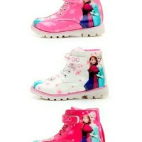 SEPATU BOOTS LED FROZEN ANAK IMPORT / SEPATU LED BOOTS FROZEN